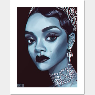 Blue RiRi Posters and Art